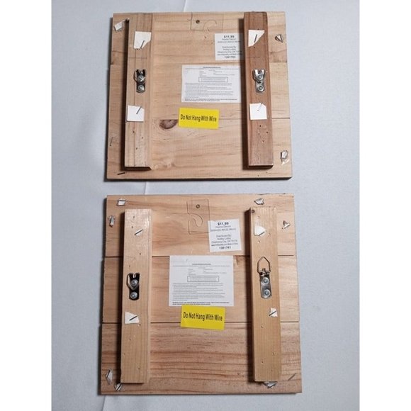 Hobby Lobby 9" x 9" Dinosaur Wood Artwork Set of 2 - Picture 5 of 7